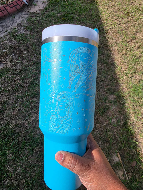 Avatar Universe Laser Engraved Stanley Tumbler 40oz – Fan Gift